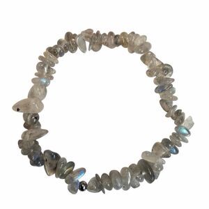 Labradorite Chip Bead Stretch Bracelet